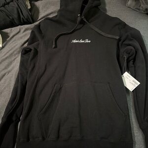 Aime Leon Dore Black Terry Logo Hoodie NWT